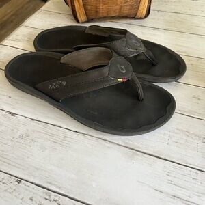 Men's size 14 black sandals
